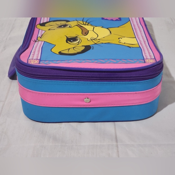 Vintage 90s Disney The Lion King Simba Suitcase - Picture 7 of 13